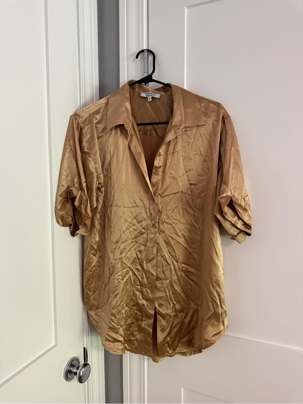 Frankie’s Bikinis Short Sleeve Blouse